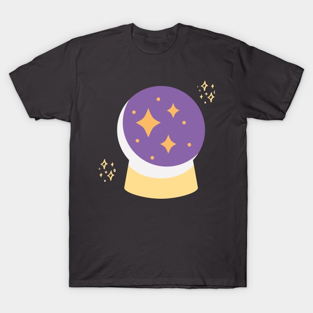 Crystall ball T-Shirt by Hija de Marte Tarot